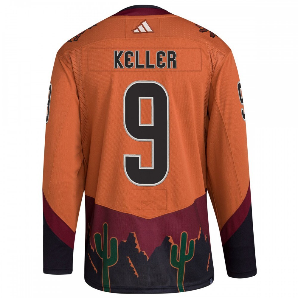 Clayton Keller Arizona Coyotes adidas Reverse Retro 2.0 Authentic Player Jersey - Burnt Orange-Pro Kit Vault | Brand New 26/27 Sports Jerseys